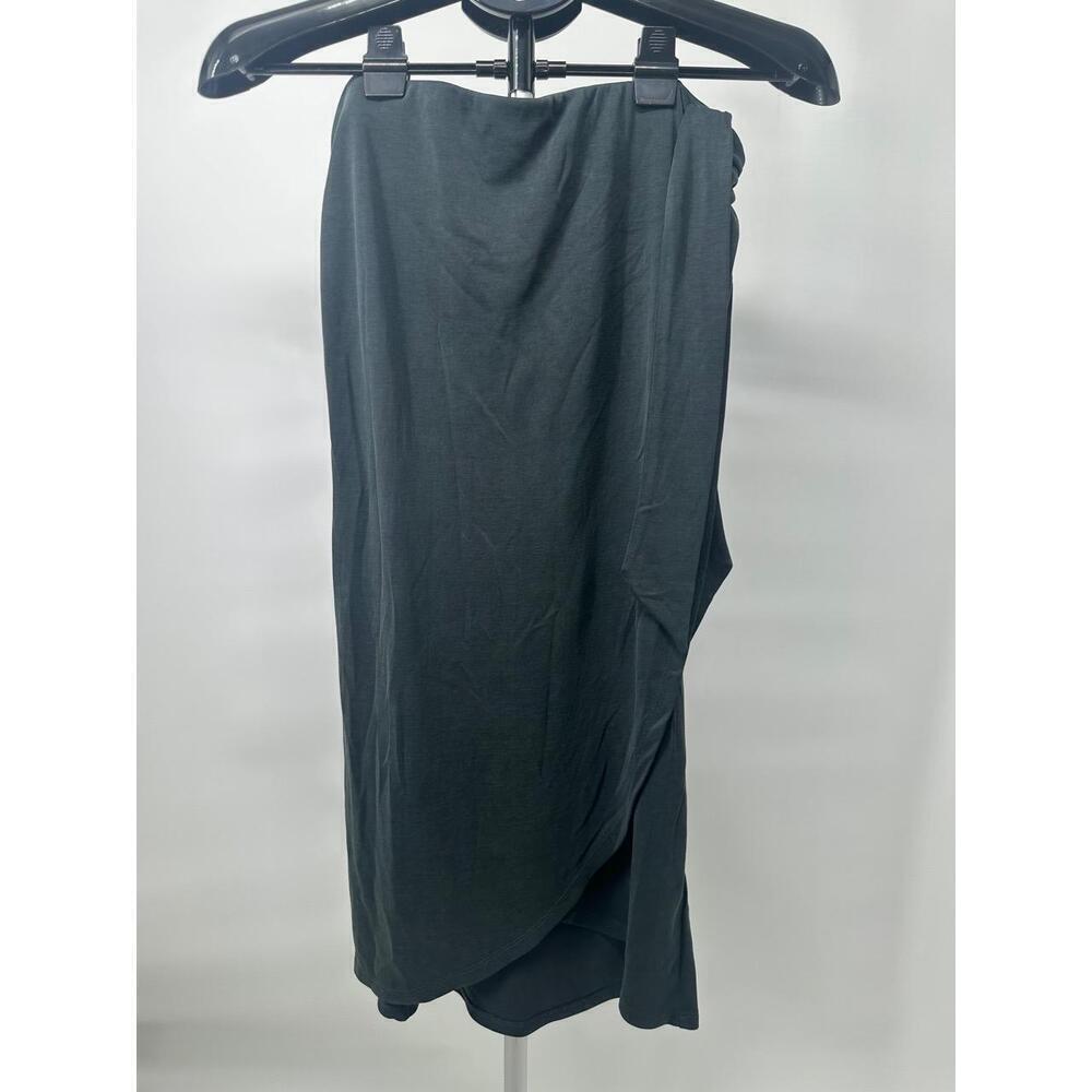 Heartloom Black Midi Length Wrap Versatile Chic Wrap Skirt Size Small